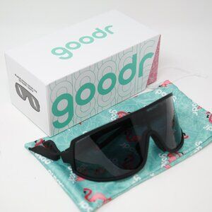 Goodr Blacklisted from the go kart track sunglases black polarized
